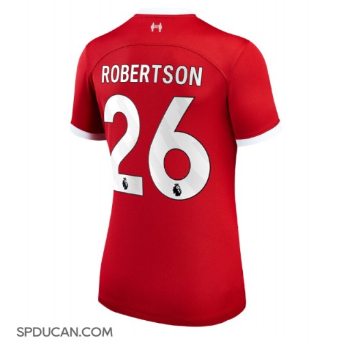 Zenski Nogometni Dres Liverpool Andrew Robertson #26 Domaci 2023-24 Kratak Rukav
